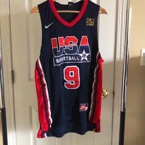 Michael Jordan Navy Home 1992 Dream Team Jersey